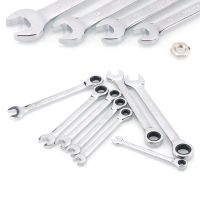 1pc of Ratchet Combination Metric Wrench Set Fine Tooth Gear Ring Torque and Socket Wrench Set Nut Tools for Repair A Piece of Wrench