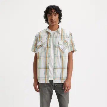 Levi's Relaxed Fit Check Western Shirt, Krishan Plaid Lark, S