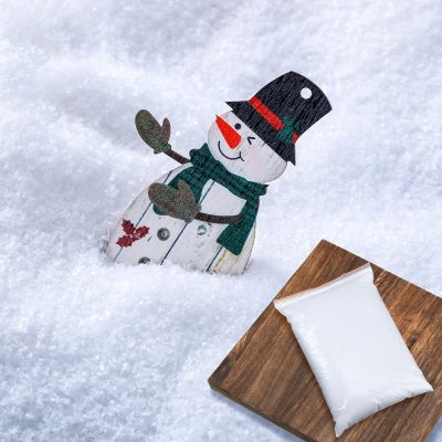 【CC】 Fake Snow Artificial Plastic Crafts Village Displays Supplies