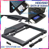 ⚡ถาดใส่ HDD SSD⚡ในช่อง CD/DVD ของ Notebook รุ่นความหนา 9 มิลลิเมตร SATA-III Universal 2.5  SATA 2nd HDD SSD Hard Drive Caddy ถาด-HDD-[9]