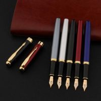 ปากกาเซ็นชื่อปากกาหมึกปากกาหมึกซึมปากกาสีดำสีทองสำหรับเป็นของขวัญเครื่องเขียนคุณภาพสูง I2H67