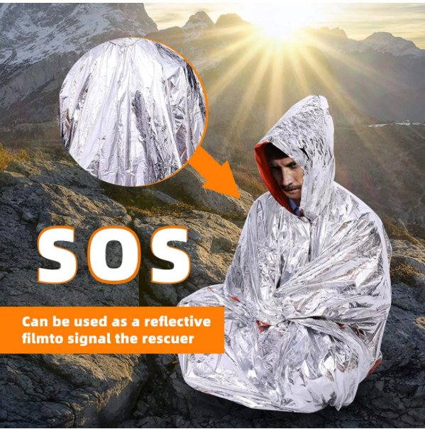 Emergency Silver Mylar Thermal Compact Waterproof Blankets Lazada PH