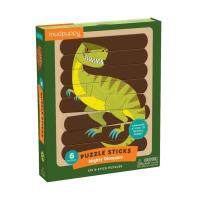 จิ๊กซอว์ รูปสัตว์ป่าใกล้สูญจิ๊กซอว์ทรงไม้ไอศกรีม ลายไดโนเสาร์ (Mighty Dinosaurs Puzzle Sticks)