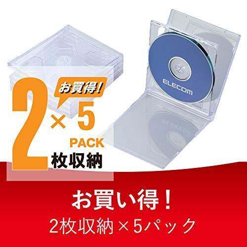 elecom-กล่องพลาสติก-cd-dvd-ที่เก็บ2แผ่น-5ซอง-สีขาว