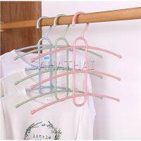 SH.Thai ไม้แขวนเสื้อ ก้างปลา ไม้แขวน 3 ชั้น Portable Hanger