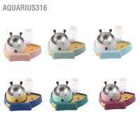 Aquarius316 กล่องอาหารสัตว์เลี้ยง รูปผึ้ง หมุนได้ 15 องศา ขนาดเล็ก สําหรับสุนัข แมว