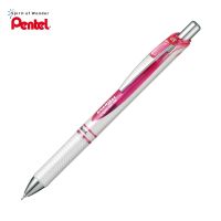 Pentel ปากกาหมึกเจล เพนเทล Energel Pearl ด้ามมุก แบบกด 0.5mm - หมึกสีแดง