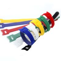 50Pcs Nylon Reusable Fastening Cable Ties Cable Strips Adjustable Multipurpose Securing Wire Organizer Cord Rope Holder 12*300mm Cable Management