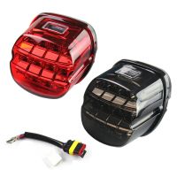 【New】 LED ไฟท้ายเบรครถจักรยานยนต์สำหรับ FLSTF Night Train Touring Softail Sportster Road King Electra Road Glide