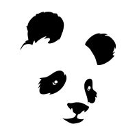 LLY-1460 Panda Animal Modeling Car Sticker PVC Fashion Auto Motorcycle Body Decoration Top Quality Waterproof Sunscreen Decal Decals  Emblems