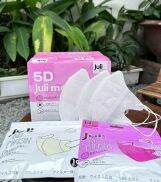 Thùng 100 Chiếc Khẩu Trang 5D Juli Mask Mẫu Thời trang mới năm 2023