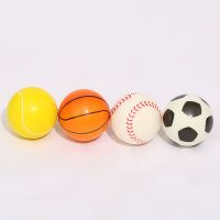 （A Decent） 4ชิ้น/เซ็ต Squeeze BallFootball Basketball Soft FoamAnti Stress Baseball TennisforChildren Decompression