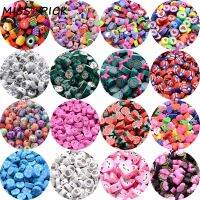 【CW】✼✺  30/50/100Pcs 10mm Polymer Clay Beads Spacer Making Necklace Pendant Needlework