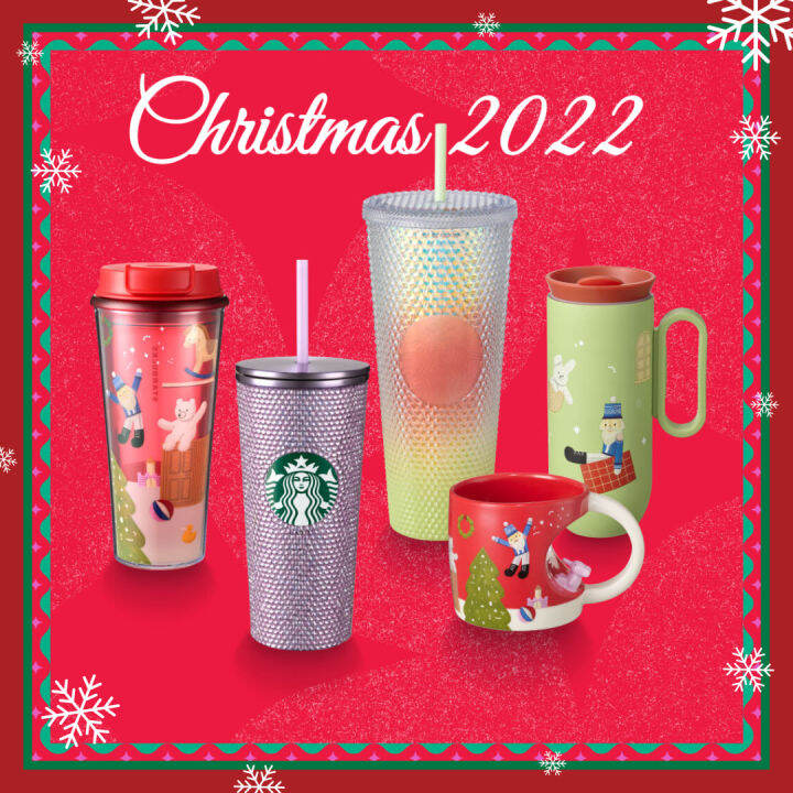 Starbucks Christmas 2022 สตาร์บัคส์ Christmad 2022 คอลเลคชันใหม่ ของแท้