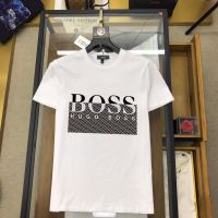 Summer New Men S BOSS Short-Sleeved T-Shirt Men S Fashion Casual Cotton Round Neck Short-Sleeved Men