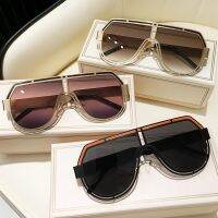 {Paopao glasses}WHO CUTIE แฟชั่น Punk Men แว่นตากันแดด Rimless 2020โลหะนักบินกรอบ Steampunk Aviation Sun แว่นตา Shades ชายอุปกรณ์เสริม S385