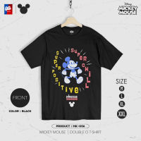 [ส่งฟรี] เสื้อยืด Mickey Mouse มิกกี้เมาส์ รุ่น MK-056 ลิขสิทธิ์แท้ วอลต์ ดิสนีย์ สีดำ เสื้อ Disney แท้ [M,L,XL,2XL]