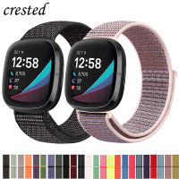 สายรัดไนลอนสำหรับ Fitbit Versa 3 4 Band Smart Watch ทดแทน Soft Breathable Sport Loop Belt Correa สร้อยข้อมือ Fitbit Sense 2 Band-yrugae24