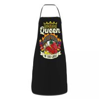 Unisex Queen Of The Grill Apron Kitchen Chef Cooking Baking Bib Men Women Funny BBQ Gift Tablier Cuisine for Gardening Aprons