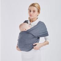 L41D Multifunctional Newborn Infant Sling Wrap Baby Stretchy Carrier Backpack Front Holding Shoulder Belt X-shaped