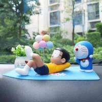 เครื่องประดับรถอะนิเมะโดราเอมอน Nobita ลูกแมวสีฟ้าฤดูใบไม้ผลิโยกเยกรูปแบบอัตโนมัติอุปกรณ์ตกแต่งภายในของเล่นของขวัญเด็ก