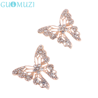 [GUOMUZI] 1PC ผู้หญิงรองเท้าคลิป DIY rhinestones รองเท้า Charm เครื่องประดับ bowknot Sandal BUCKLE รองเท้าส้นสูงตกแต่งรองเท้าดอกไม้อุปกรณ์เสริม