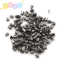 FactoryOutlete?Cheap? 100pcs ตุ๊กตาเสื้อผ้าอุปกรณ์เสริม DIY หัวเข็มขัด2mm MINI round BEAD Claw HAMMER