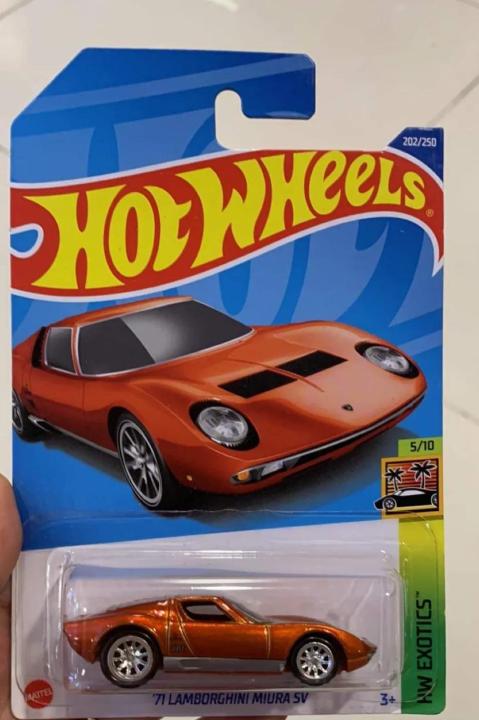 Xe Hotwheels Super Treasure Hunt Siêu Xe Lamborghini Miura SV (Mẫu 2022) |  