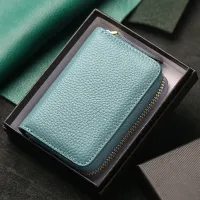 Card holder mens leather large-capacity card slots with multiple anti-degaussing small and exquisite ID slots 2023 new card holder ladies 【BYUE】
