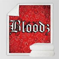 3D Blood Gap Bed ผ้าห่มเดินป่าปิกนิกหนาผ้าห่มแฟชั่นผ้าห่มขนสัตว์ X400