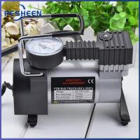 Portable Car Tire Pump 120W 12V Metal Air Compressor with Pressure Gauge Electric Air Pump for Car Motor Bicycle