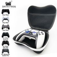 Data Frog EVA Travel Carrying Portable Bag for PS5 Controller Hard Protective Case for PS4/PS3/Xbox Series X/Switch Pro/Xbox One