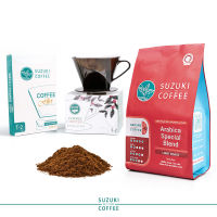 ชุดกาแฟดริป SUZUKI COFFEE คั่วอ่อน Arabica Special Blend