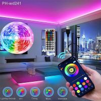 Led Stripe Dimmable RGB 2835/5050 Led Strip Lights for Bedroom Ceiling TV Backlight Decor Flexible Ribbon RGB Tape Diode USB 5 V