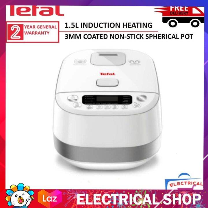 Tefal Rice Cooker RK808 Induction Heating 1.5L RK808A65 IH Lazada