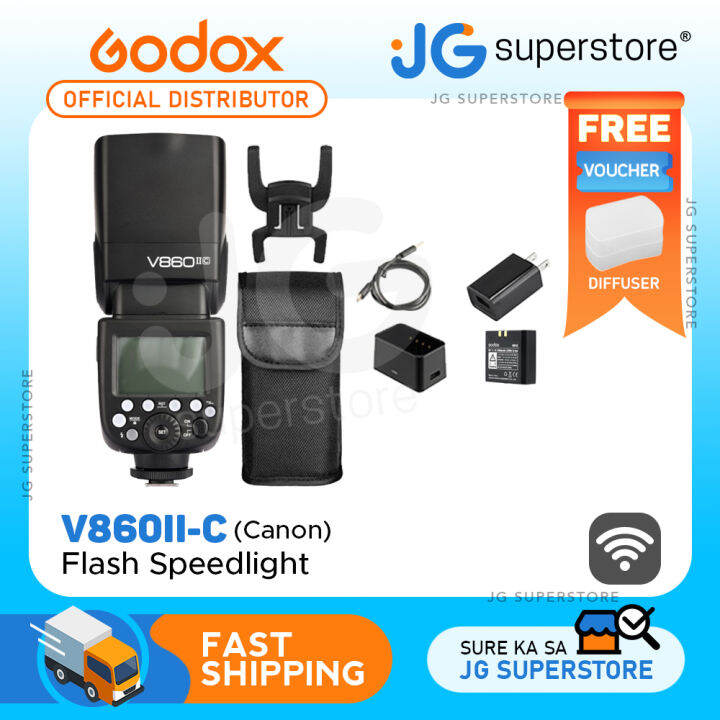 Godox VING V860IIC Wireless 2.4Ghz Li-Ion Flash Speedlite High Speed ...