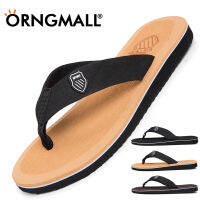 ORNGMALL รองเท้าแตะผู้ชาย หมอนอิง รองเท้าแตะชายหาดแบบลำลอง 3 สี ?% พลัสไซส์ 39-45 มีบริการเก็บเงินปลายทาง