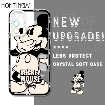 เคสโทรศัพท์ Hontinga สำหรับ Samsung Galaxy S22 Ultra 5G S21 S23 Ultra S22 Plus 5G S22+ 5G S21 plus S21 FE 5G S20 FE 5G เคสใส Mickey Mouse ซิลิโคนนิ่มเคสยางกันกระแทกแบบคลุมทั้งหมด,เคสโทรศัพท์กันกระแทกแบบนิ่ม