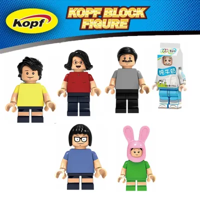 ตุ๊กตาของขวัญวันเกิดการศึกษาของเล่นสำหรับเด็ก DIY อาคารบล็อก Minifigures อิฐภาพยนตร์