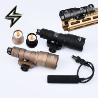 Tactical Surefir M300 M600 M300B Mini Scout Light AR15 Weapon Flashlight LED Huntinlight Momentary Pressure Switch