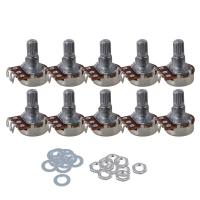 10PCS B100k 16mm Base 15mm Shaft Electric Guitar Volume Potentiometer