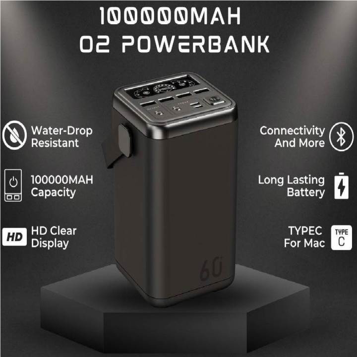 จัดส่ง-24-ชั่วโมง-powerbank-60000mah-แท้-usb4-ช่อง-รุ่นใหม่ล่าสุด2023-o2project-ปลีก-ส่ง-powerbank-100000mah