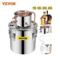 VEVOR 3 5 8 Gal เครื่องเครื่องกลั่นแอลกอฮอล์ Moonshine อุปกรณ์การบ่มเบียร์สำหรับเครื่องใช้ภายในบ้านชุดเครื่องกดไวน์แบบอัตโนมัติ DIY