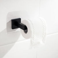 Matte Black Bathroom Hardware Set Black Robe Cloth Hook Single Towel Bar Towel Hanger Paper Holder Bathroom Accessories