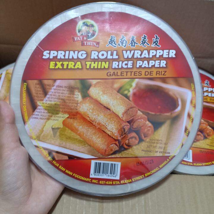 Pack Of 3 Rice Paper Fat And Thin Spring Roll Wrapper Extra Thin Lazada Ph