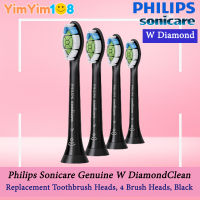 Philips Sonicare HX6064/95 W DiamondClean &amp; HX6063/96  W Optimal White , Replacement Toothbrush Heads, BrushSync technology, Black