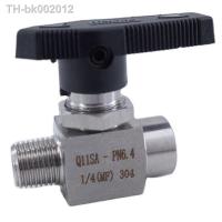 ☢∈ Ball valve 1/8 1/4 3/8 1/2 inch female to male thread stainless steel 304 straight through meter switch two way ball valve