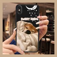 simple couple Phone Case For iphone X/XS youth Cartoon Phone lens protection Waterproof funny personality Silica gel