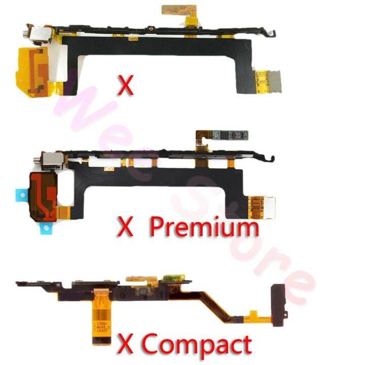 สำหรับ-xa1-sony-xperia-x-xa-xa2-xa3-1-2-3-plus-กะทัดรัดอย่างมากปุ่มเพาเวอร์-ระดับเสียงระดับพรีเมียมคีย์ด้านข้างสายเคเบิลงอได้เพาเวอร์