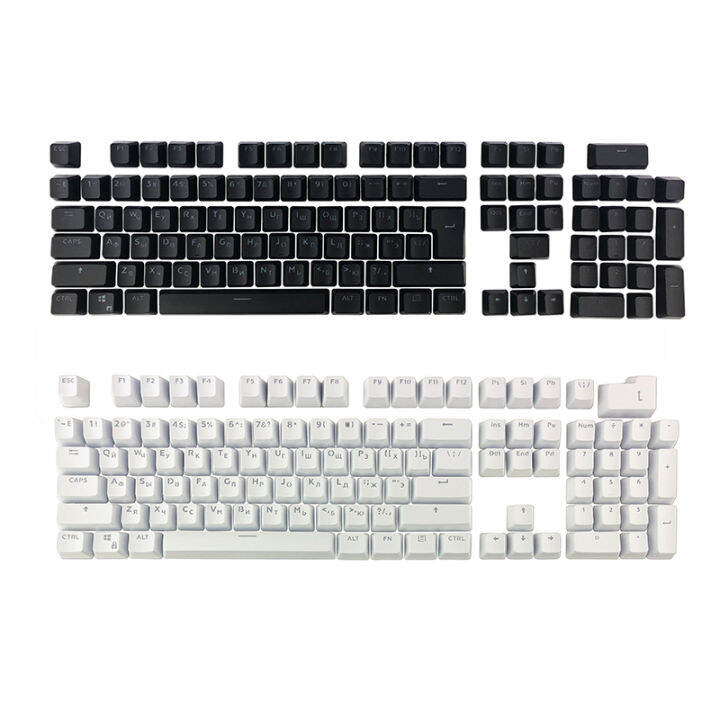 russian-keycaps-for-mechanical-keyboard-compatible-with-mx-switches-diy-replacement-transparent-support-led-lighting-keycaps